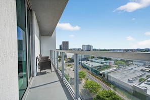 Comfort Condo, 2 Bedrooms, City View | Balcony view