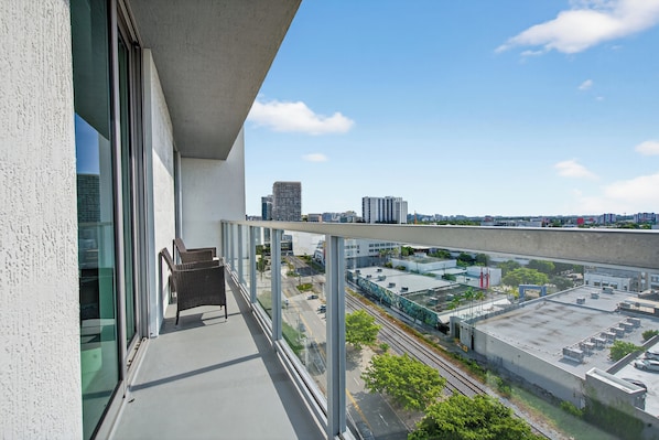 Comfort Condo, 2 Bedrooms, City View | Balcony view