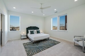 3 bedrooms, internet, bed sheets