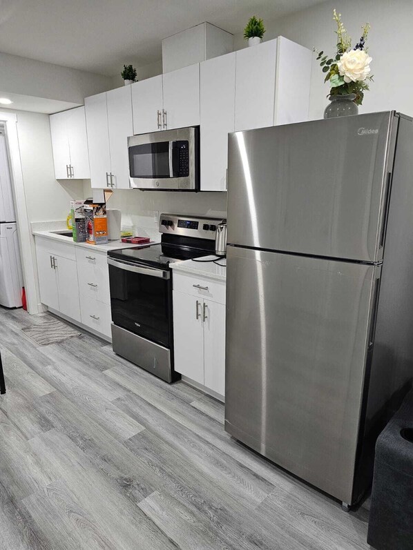 Microwave, oven, stovetop
