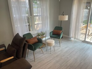 Televisión, chimenea