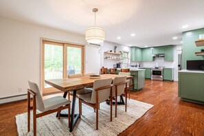 Dining - Spacious Fam Retreat: Hot Tub, Fire Pit, BBQ (Saugerties)