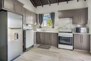 Microwave, oven, stovetop