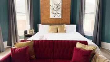 1 Schlafzimmer, Schreibtisch, Bügeleisen/Bügelbrett, WLAN