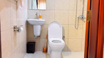 Family Apartment, Balcony, City View | Bathroom | Slippers