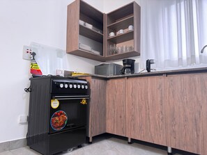 Family Apartment, Balcony, City View | Private kitchen