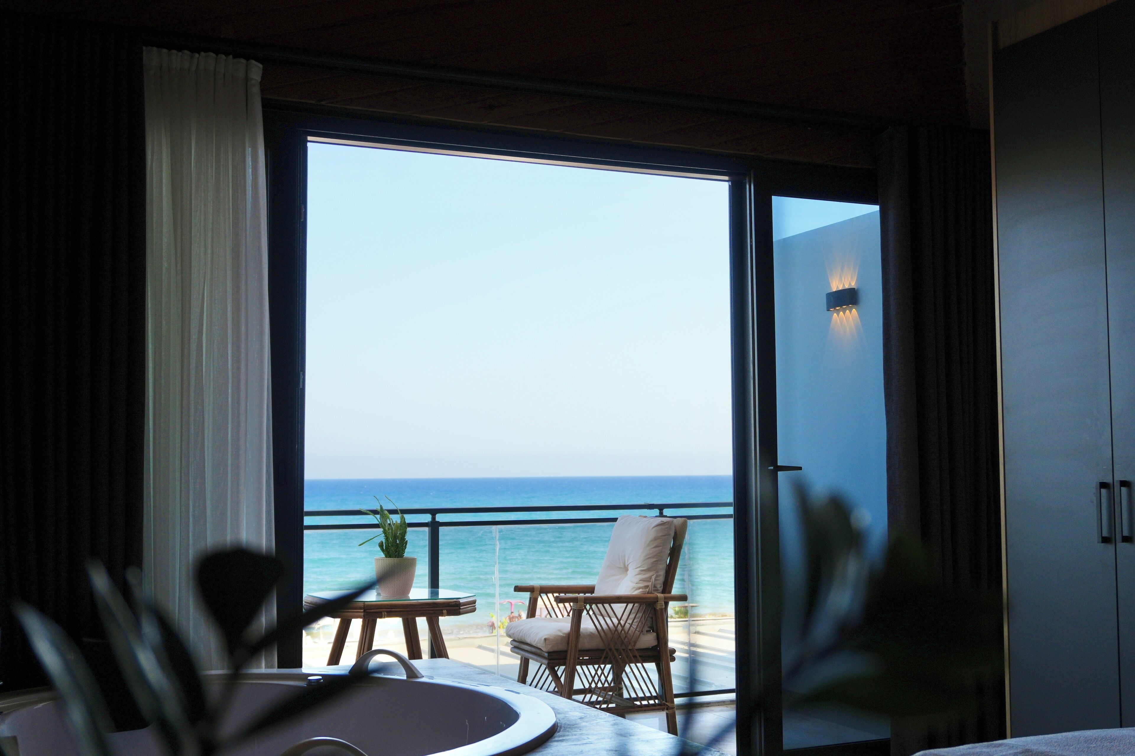 Luxury Room, Sea View | Desk, laptop workspace, free WiFi