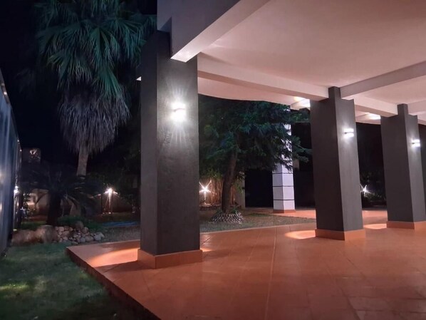 Overnattingsstedets uteområder