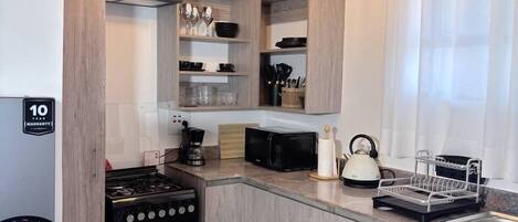 Lägenhet Comfort - utsikt mot staden | Eget kök