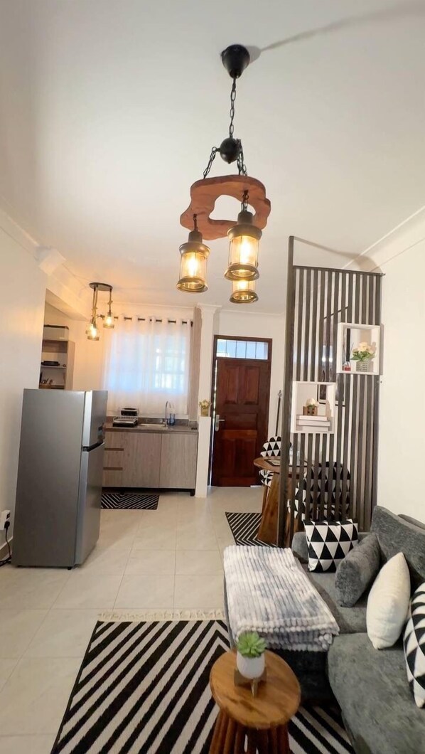 Appartement Confort, vue ville | Coin séjour