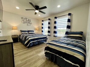 3 bedrooms, desk, iron/ironing board, free WiFi