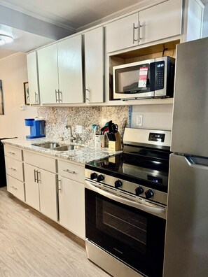 Microwave, oven, stovetop