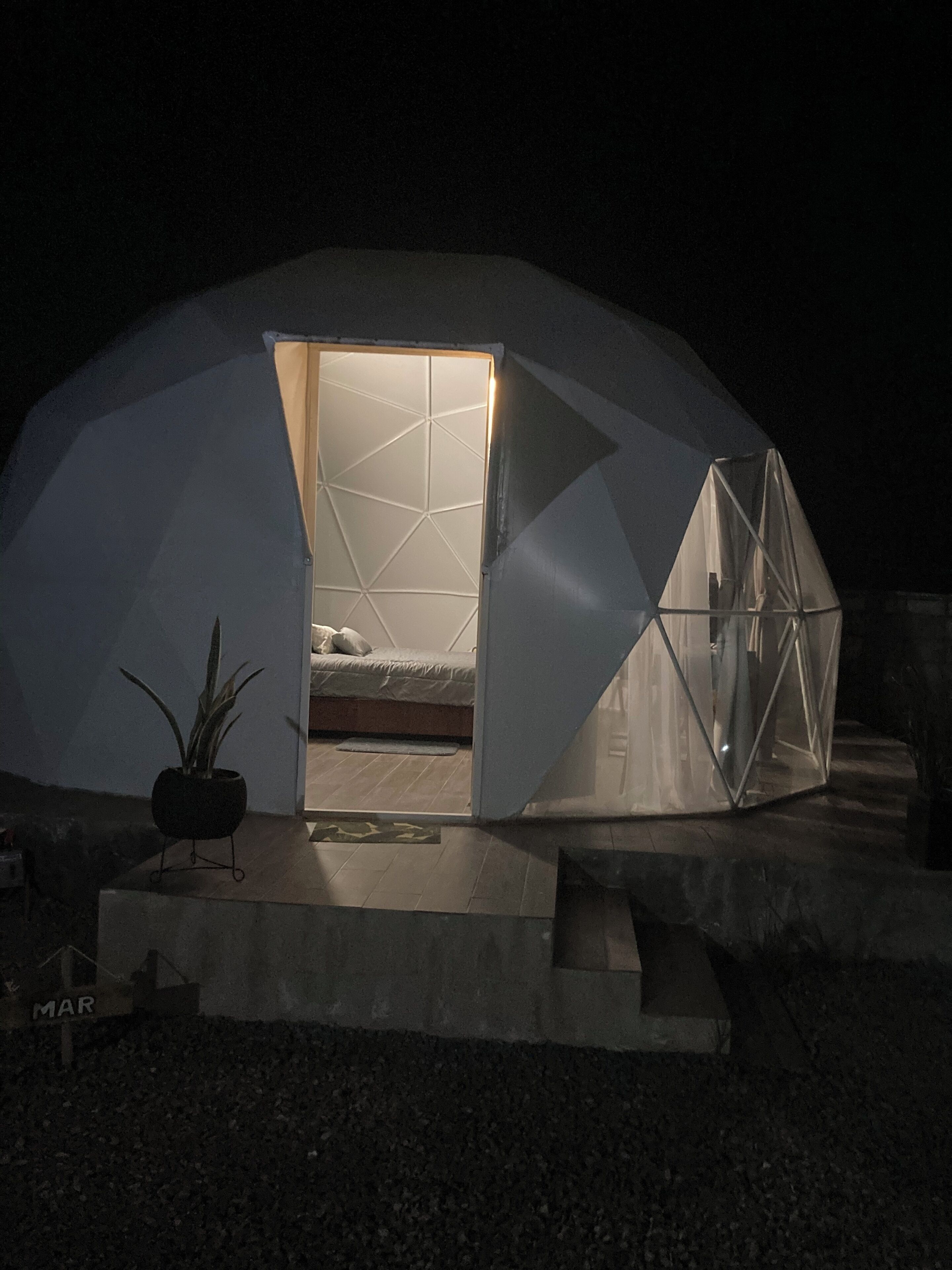 Voorkant van accommodatie