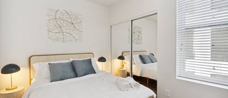 2 habitaciones, tabla de planchar con plancha y wifi gratis