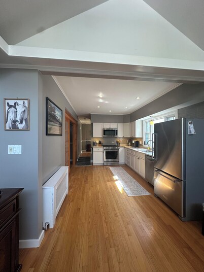 Charming 2 bedroom, 1 bath first floor.  Walk to the racetrack and downtown