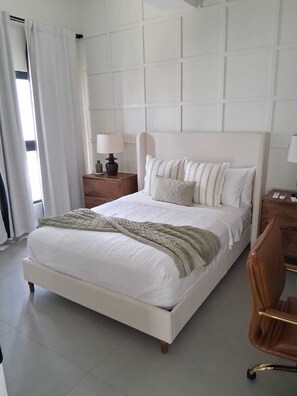 2 slaapkamers, een strijkplank/strijkijzer, wifi, beddengoed