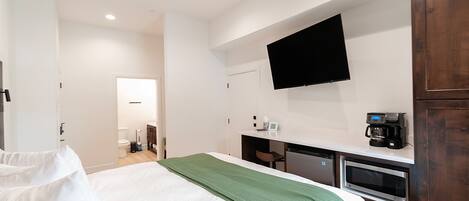 1 غرفة نوم ومكتب وواي فاي مجانًا وملاءات أسرّة