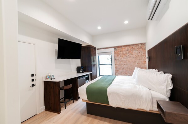 1 dormitorio, escritorio, wifi gratis y ropa de cama