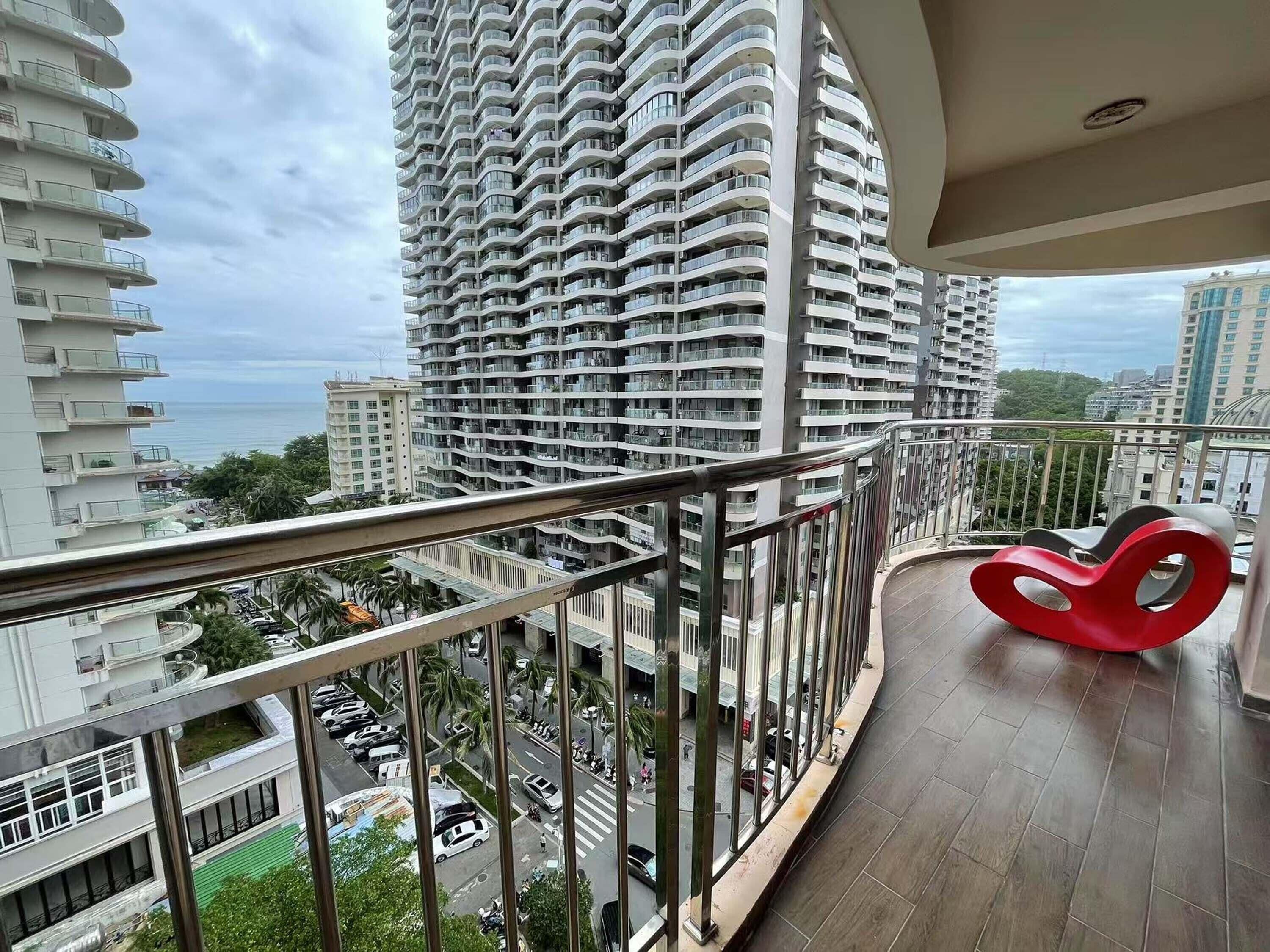 Suite Luxe, balcon, vue mer | Terrasse/Patio