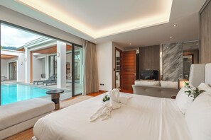 Villa, Patio | Free WiFi - 3BR Villa Pool Near Top Beaches V229 (Choeng Thale)
