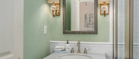 Sèche-cheveux, serviettes fournies