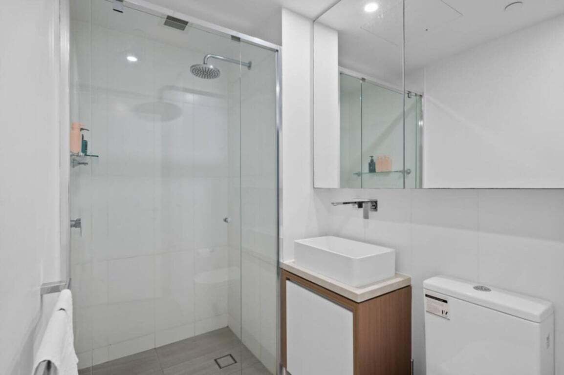 Hair dryer, soap, shampoo, toilet paper