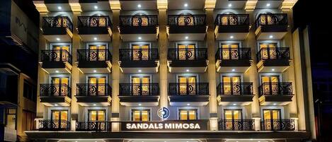 Majoituspaikan julkisivu