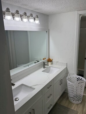 Towels, soap, toilet paper