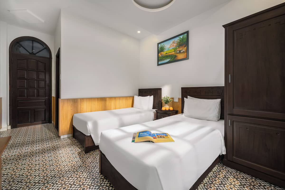 Double or Twin Room | Premium bedding, minibar, desk, laptop workspace