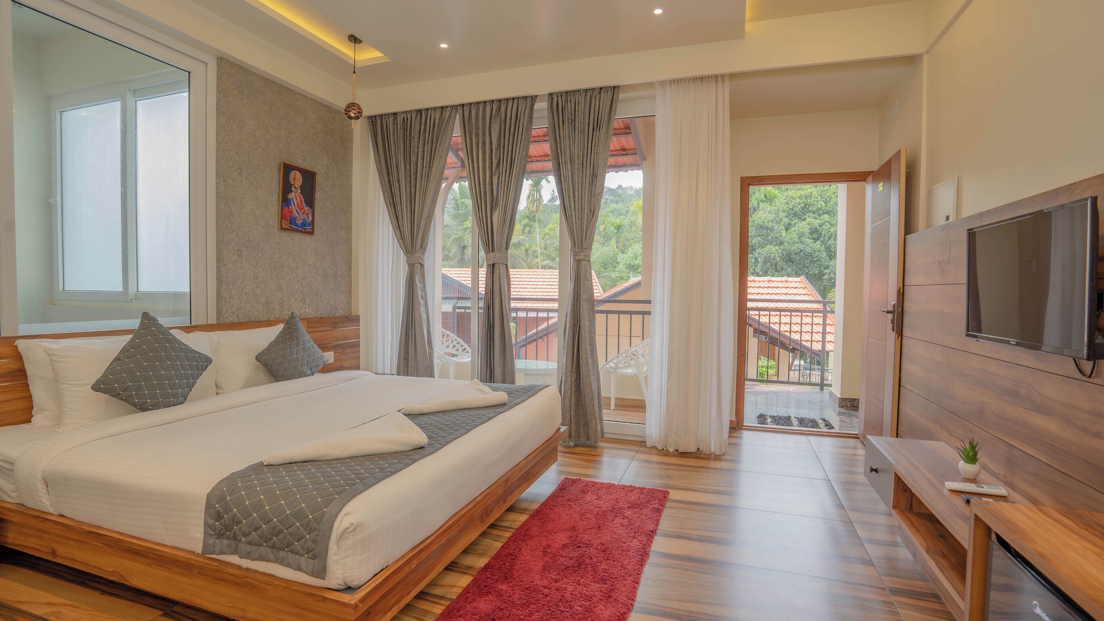 Honeymoon Double Room, Garden View