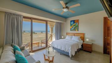 Chambre Signature, 1 grand lit et 1 canapé-lit, vue golf