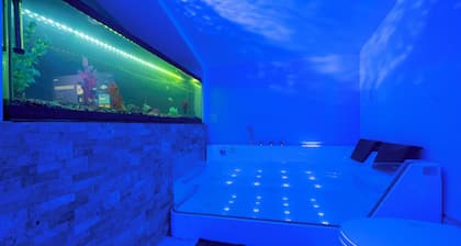 Fully Furnished 1-Bedroom Loft - The very best location
Two Person Jacuzzi Tub