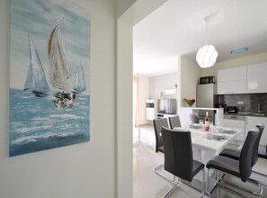 Apartment (Three Bedroom Apartment with Balcony) | Living room | 32-inch flat-screen TV with satellite channels