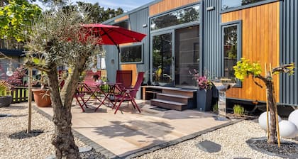 Tiny House Queen Dream mit privater Terrasse, privatem Garten und WLAN