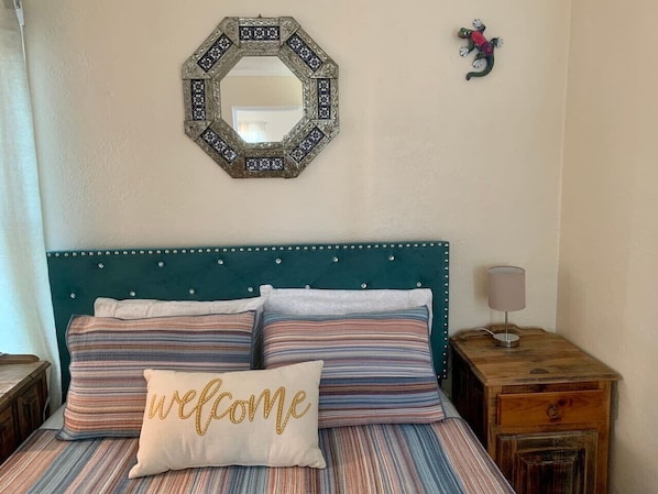 2 bedrooms, desk, iron/ironing board, travel crib