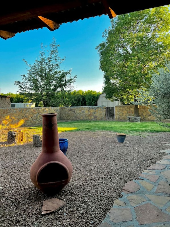 Àrea exterior de l'allotjament