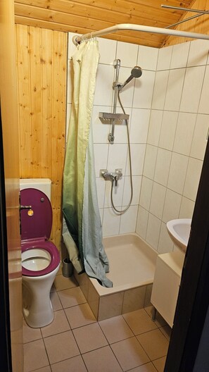 Secador de pelo, toallas, jabón, papel higiénico
