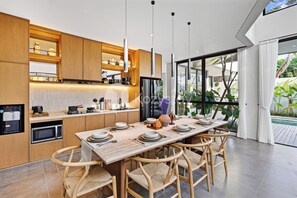 Villa, 4 Bedrooms, Pool View | Dining room - Fraja Villa by Kozystay - Jimbaran (Jimbaran)