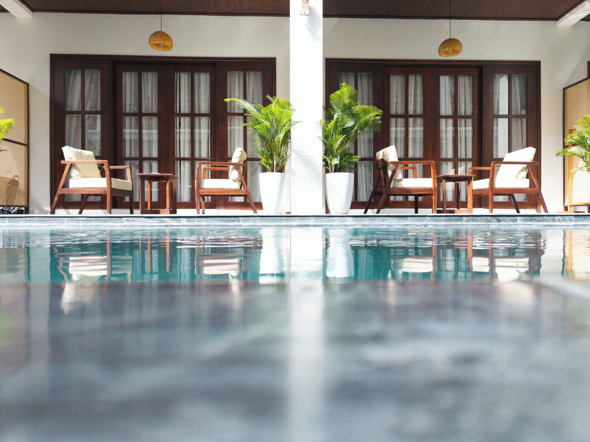 Chambre Double Deluxe, non-fumeur, vue piscine