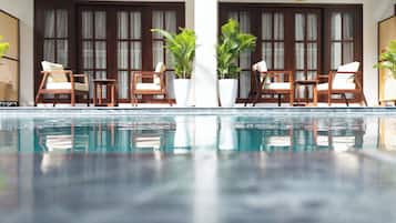 Deluxe Double Room, Non Smoking, Pool View | In-room safe, soundproofing, free WiFi