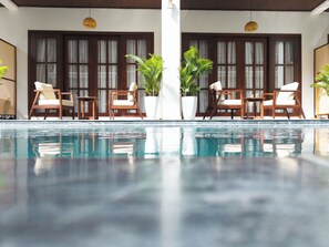 Deluxe Double Room, Non Smoking, Pool View | In-room safe, soundproofing, free WiFi