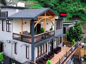 Voorkant van accommodatie