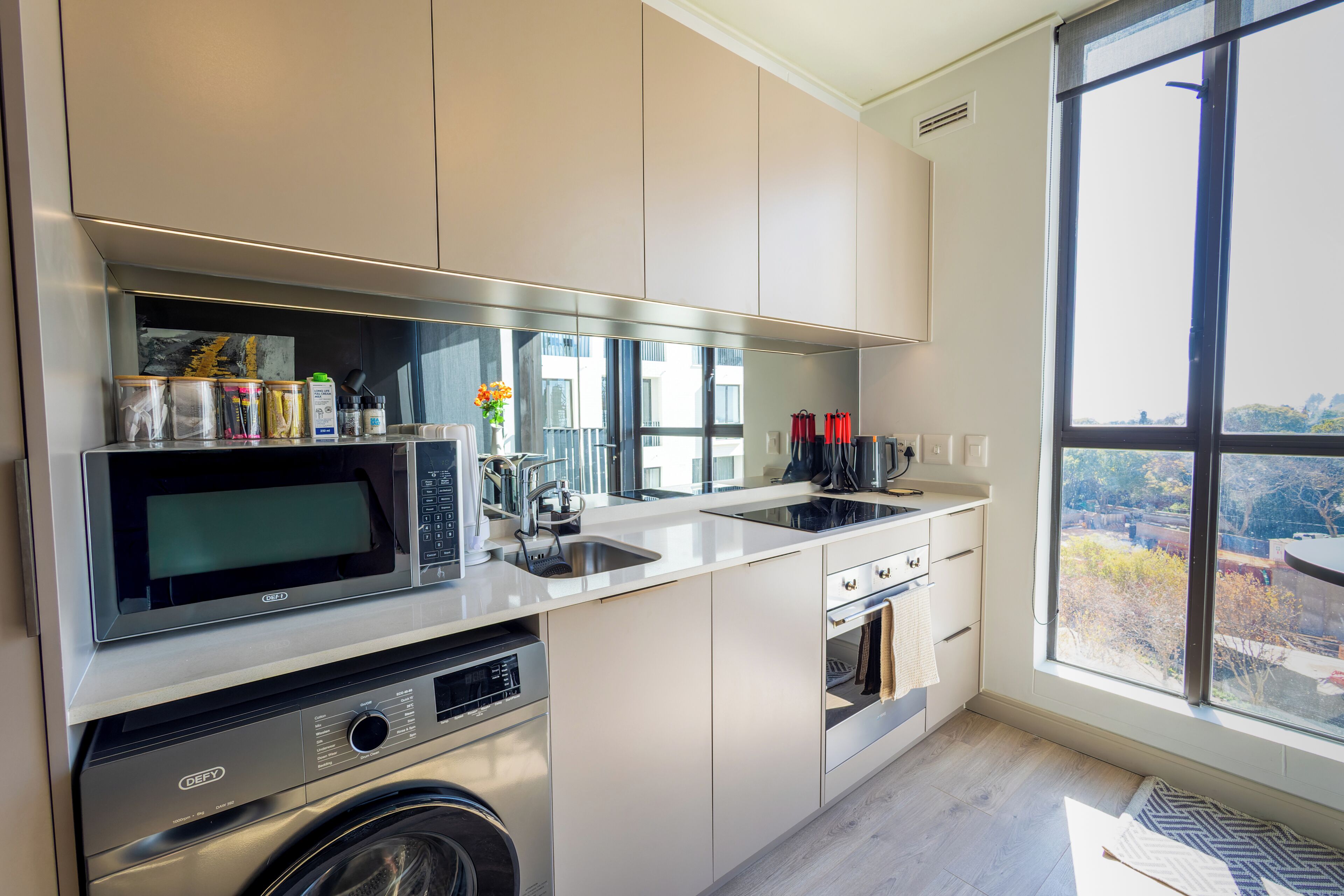 Microwave, oven, stovetop