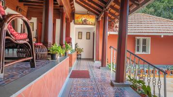 Majoituspaikan sisäänkäynti