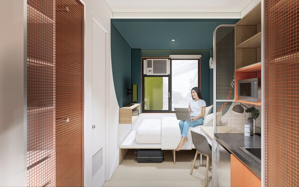 Kamar Double atau Twin, Bebas Asap Rokok | Brankas, meja kerja, ruang kerja ramah laptop, dan Wi-Fi gratis