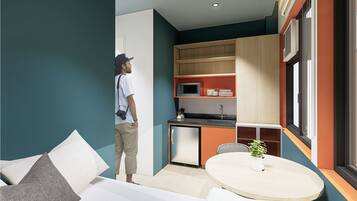 Micro Room | In-room safe, desk, laptop workspace, free WiFi