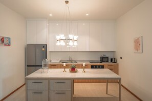 Villa, Balcony | Private kitchen