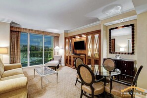 TV, offices - MGM Signature-03-608 1Br 2Ba Balcony Jacuzzi Suite (Las Vegas)