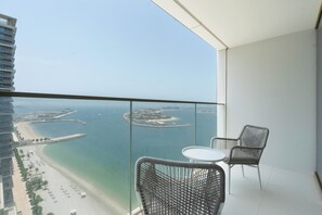 Deluxe Apartment, Balcony, Sea View | Terrace/patio