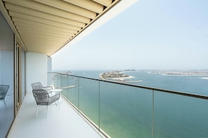 Deluxe Apartment, Balcony, Sea View | View from room